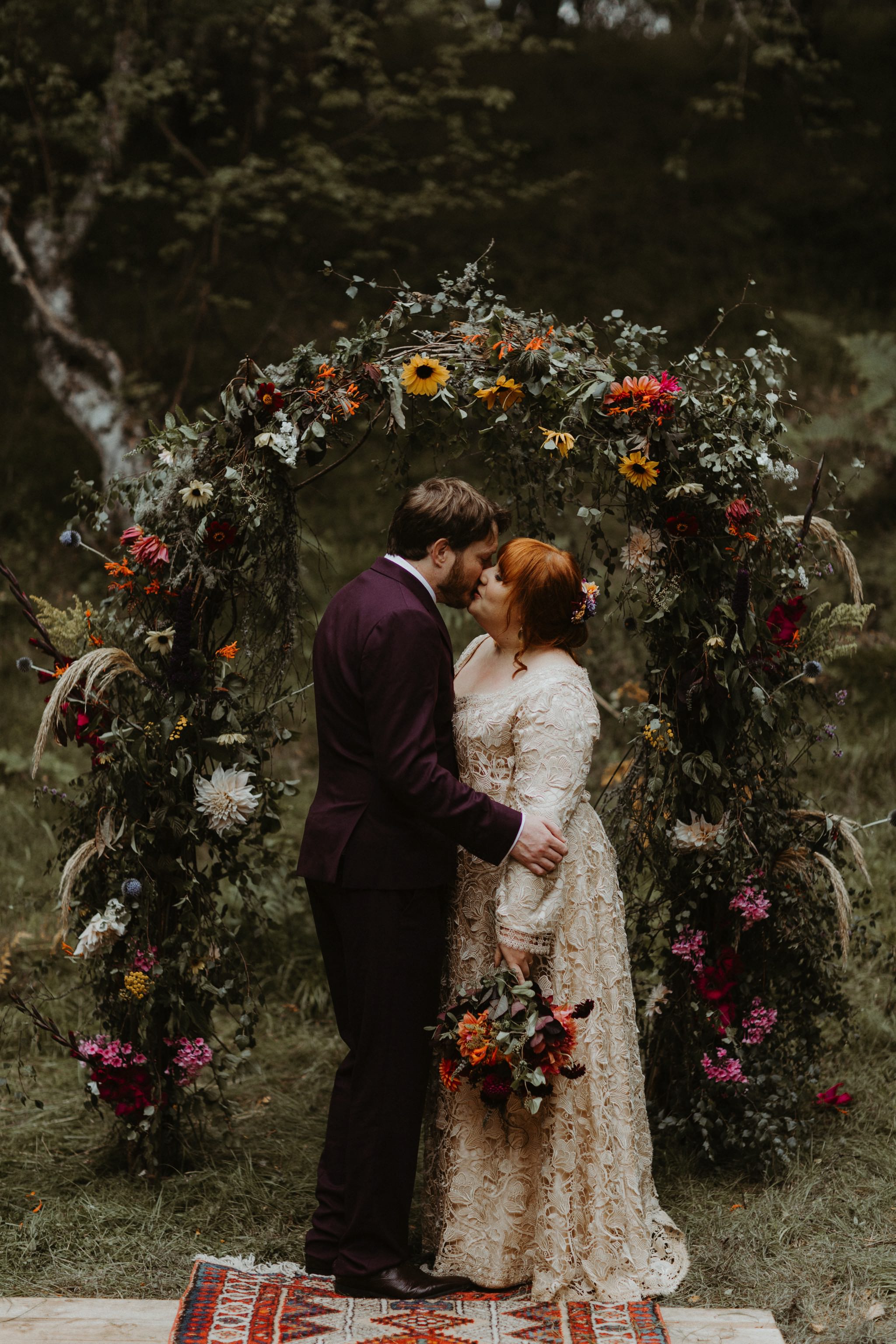 boho forest wedding