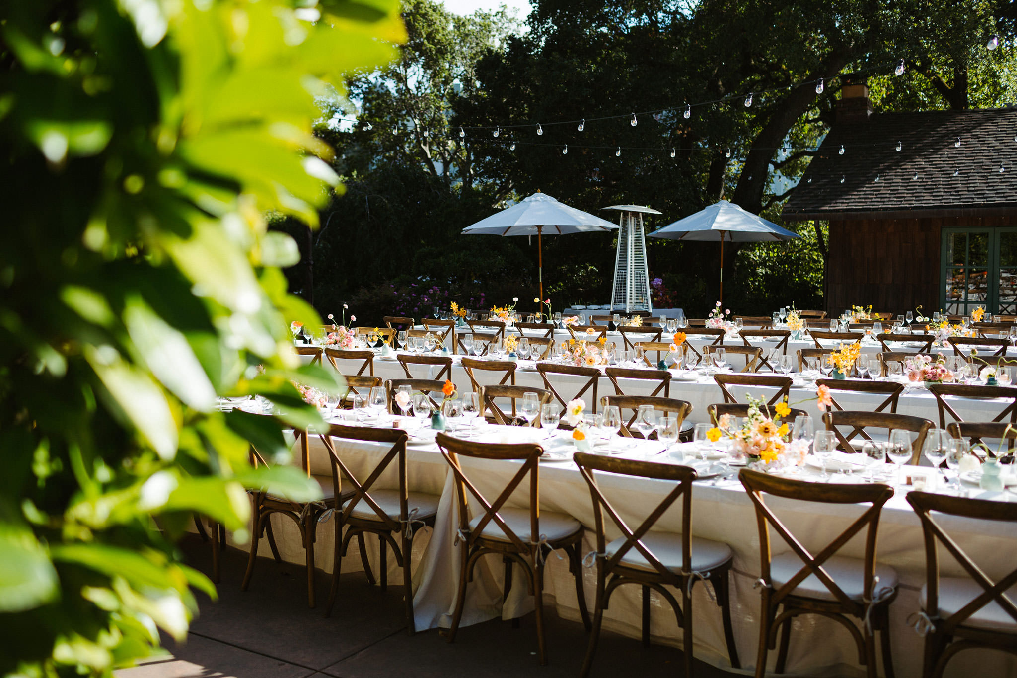 OUTDOOR ART CLUB MILL VALLEY WEDDING 15 outdoor art club wedding reception sun porch