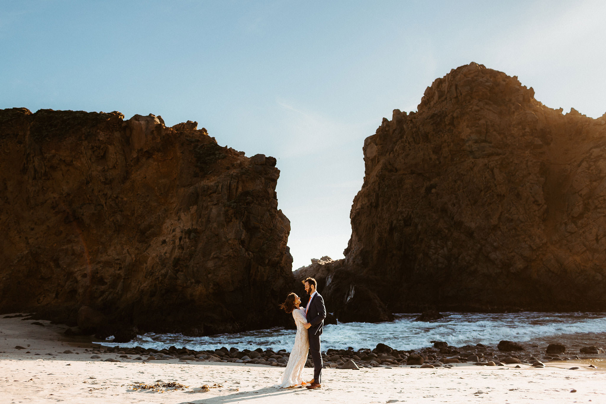 GLEN OAKS BIG SUR ELOPEMENT | THE HENDRYS PHOTOGRAPHY 18 pfeiffer big sur state park elopement on the beach