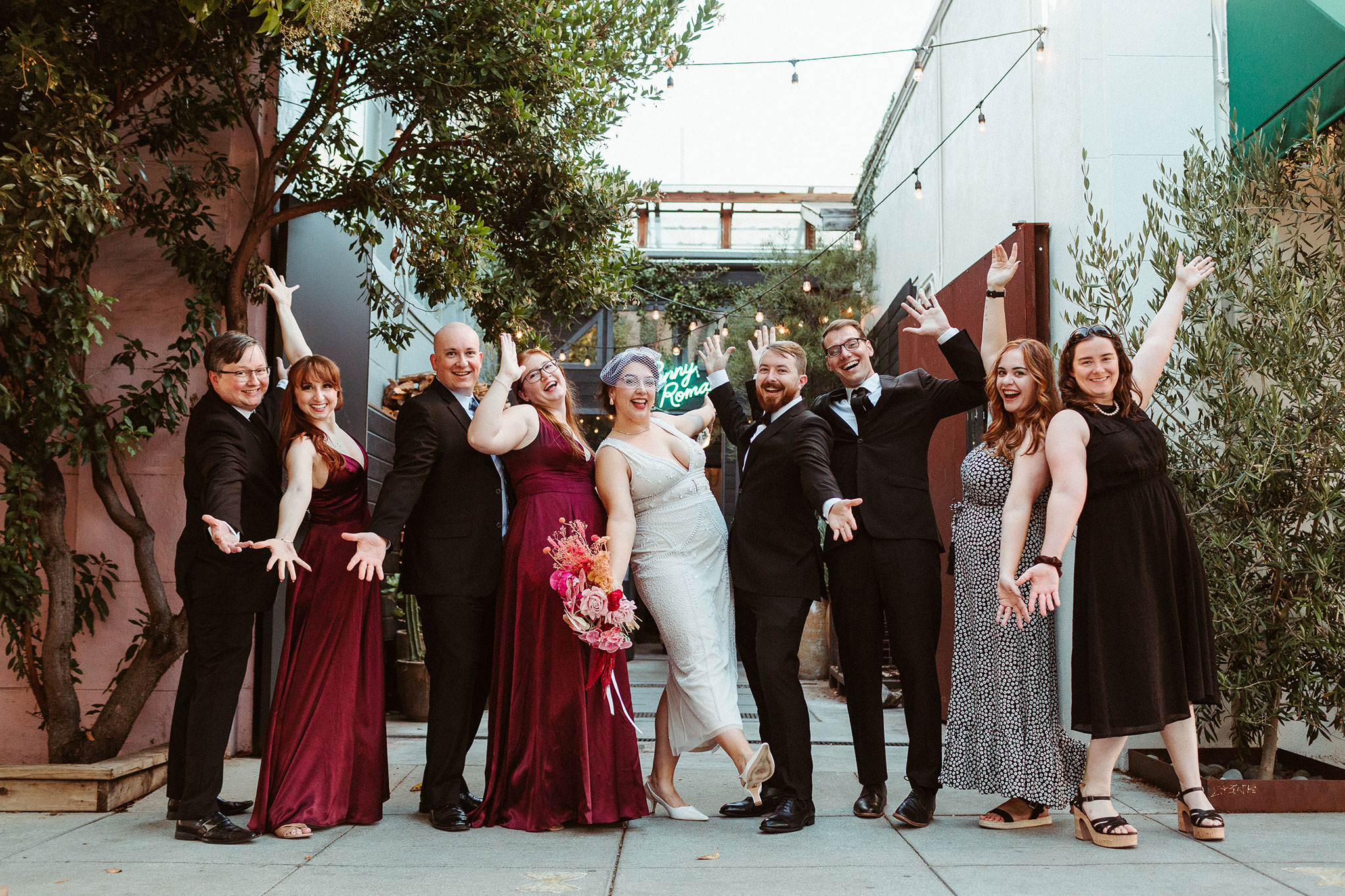 penny roma san francisco wedding party photos