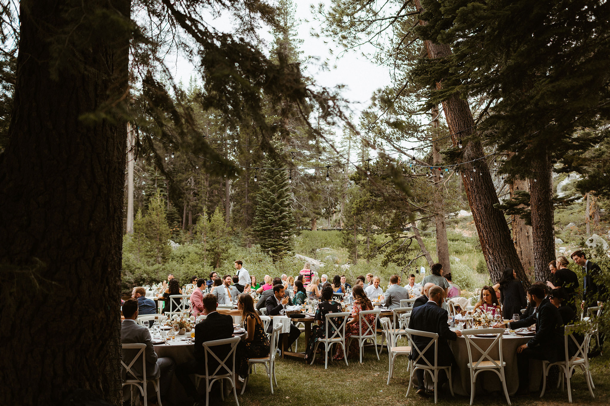 WHITE WOLF TAHOE WEDDING 26 white wolf tahoe wedding reception dinner