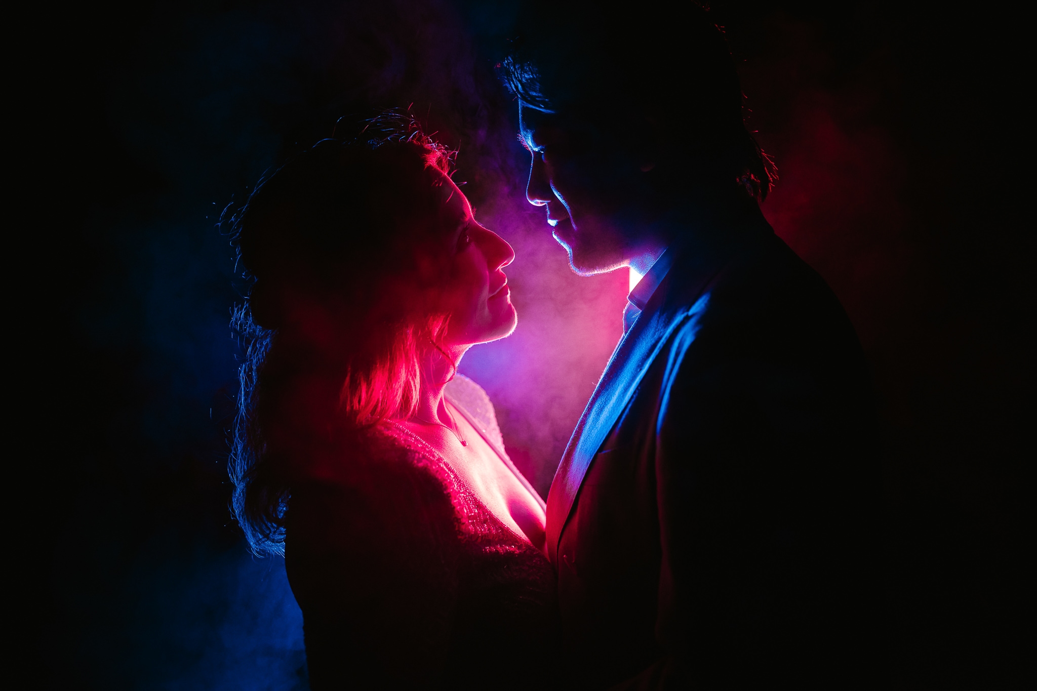 little saint wedding neon photography