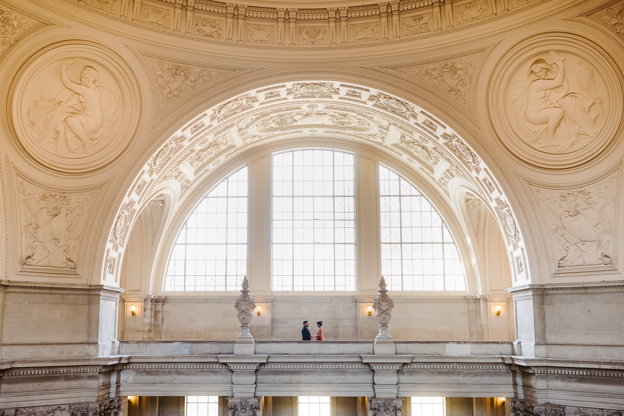 san francisco city hall wedding on the Fourth Floor Gallery