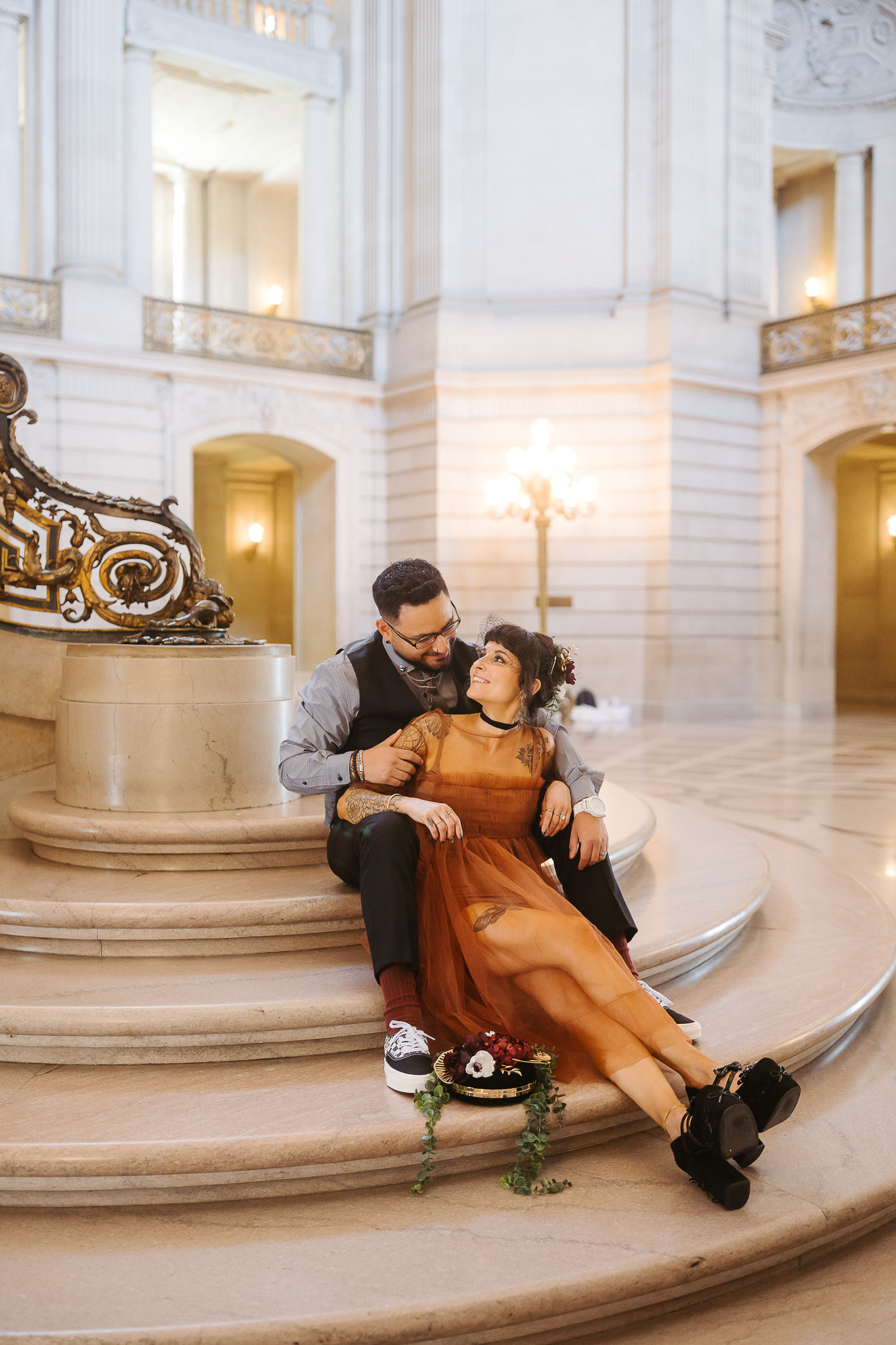 san francisco city hall elopement photographer