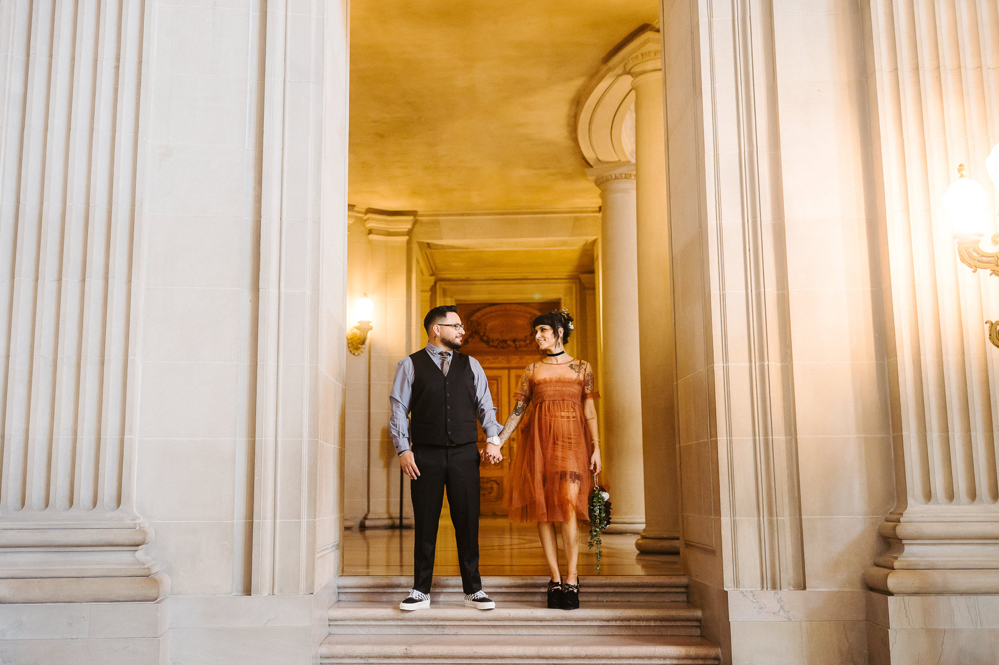 san francisco city hall elopement photographer
